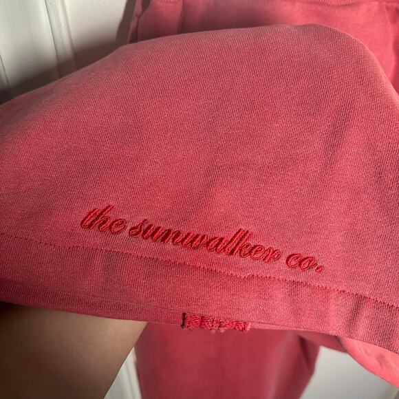 Sunwalker Men's Sun Red Sweatpants Drawstring Pockets 100% Cotton Size XXL - Picture 10 of 11